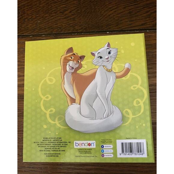The Aristocats Gift Set Story Books & Marie The Cat Ring Stocking Stuffers Lot - Picture 5 of 6